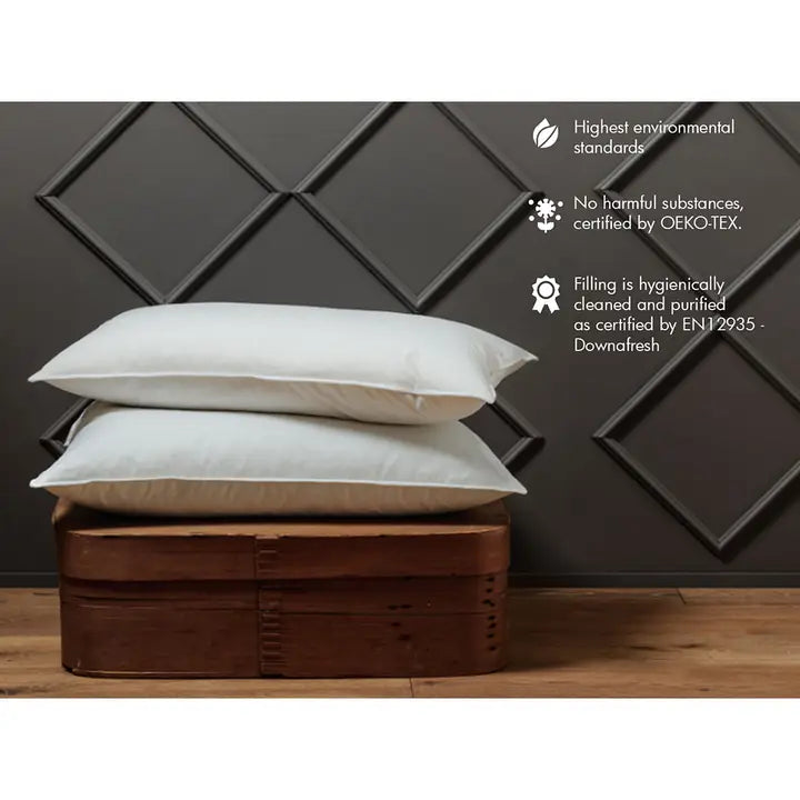 The Die Zudecke Canadian Goose Down Pillow Collection - Standard (75cm x 50cm)