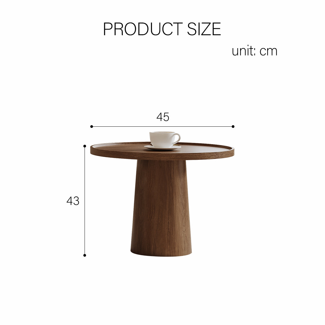 Barakat Travertine Coffee Table Set, Walnut - Horizon and Stone