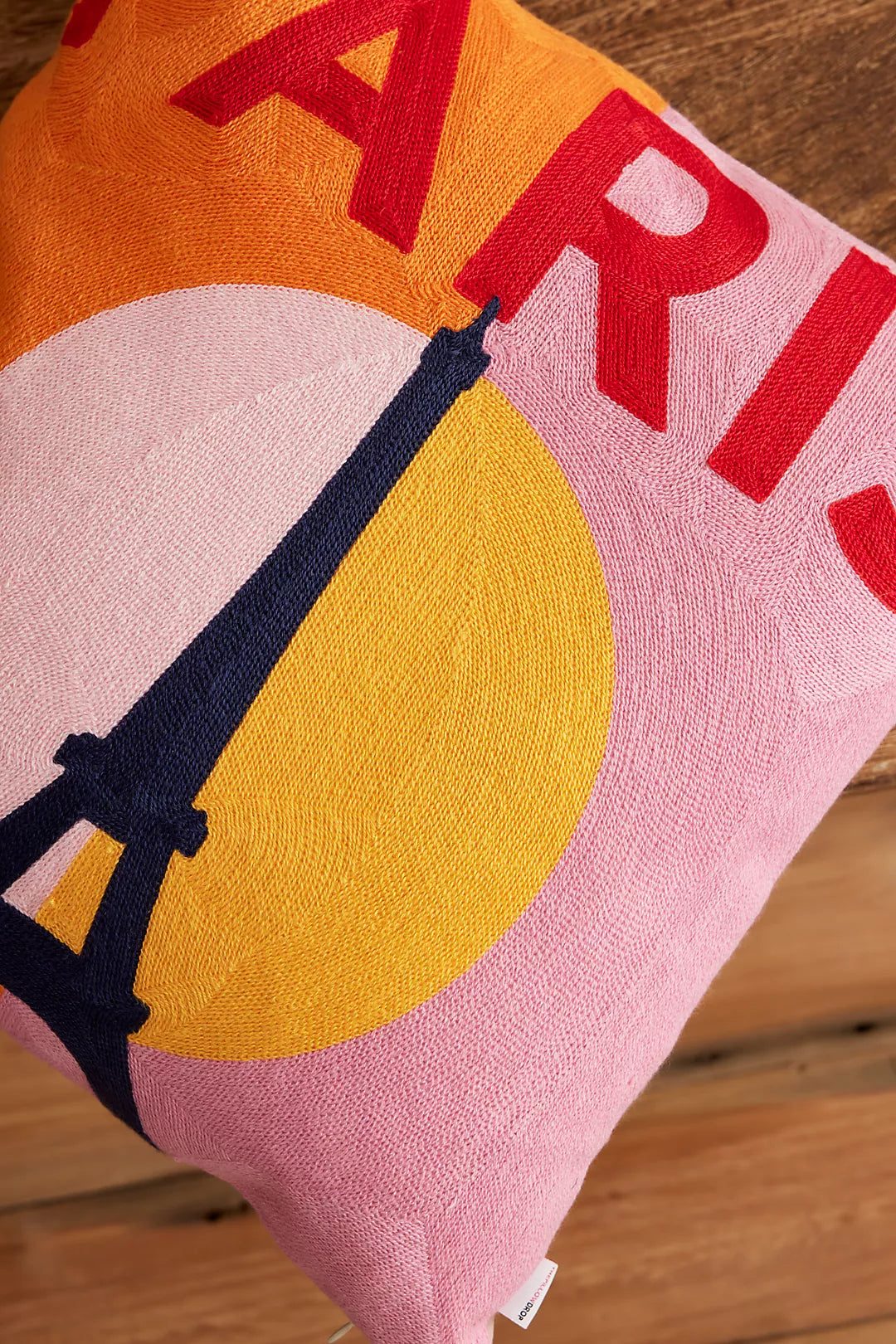 Paris Needlepoint Cushion - Horizon and Stone