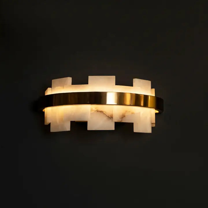 Marble Vanity Wall Light Marble Wall Lighting Model : Paris