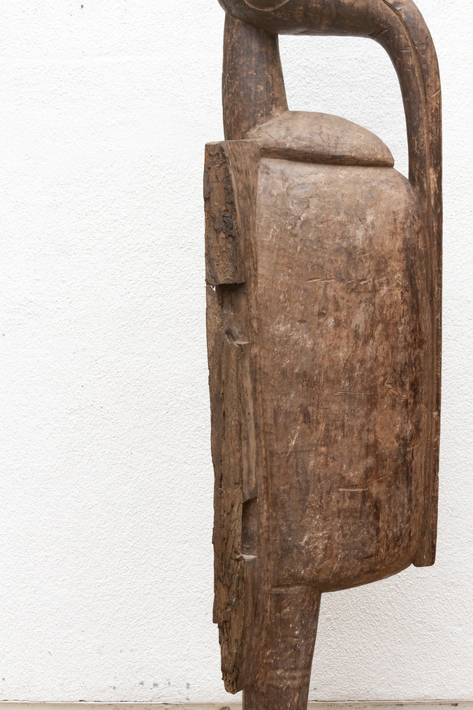 74" Tall Antique Senufo Bird with Open Wings - RARE FIND - Horizon and Stone