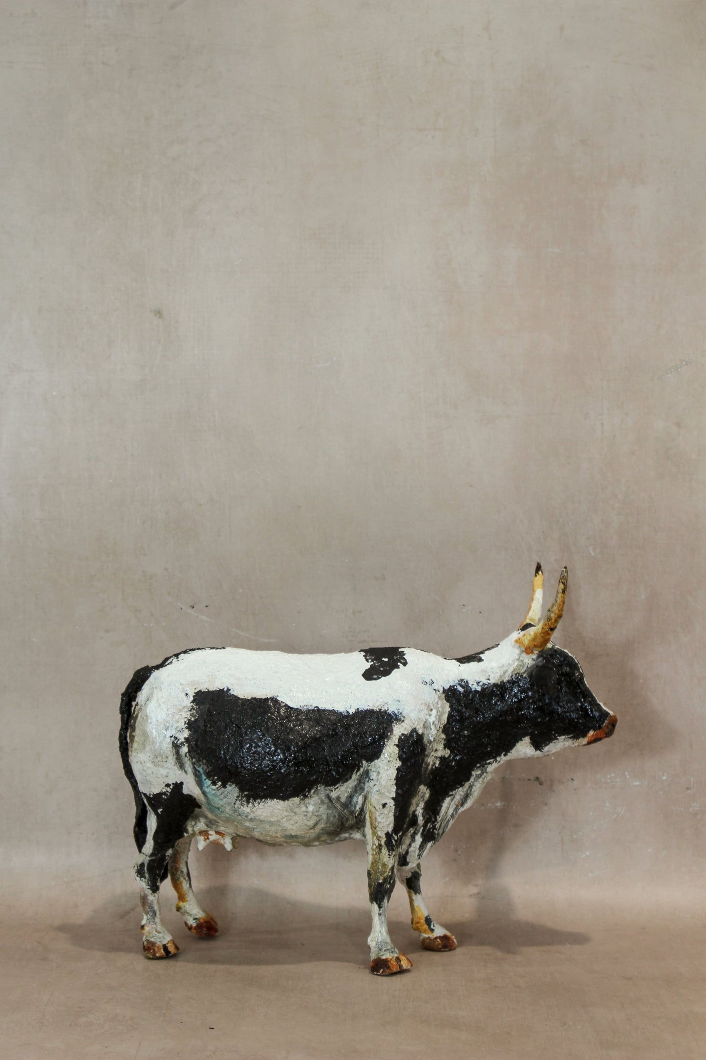 Paper Mache Nguni Cow - 185.4 - Horizon and Stone