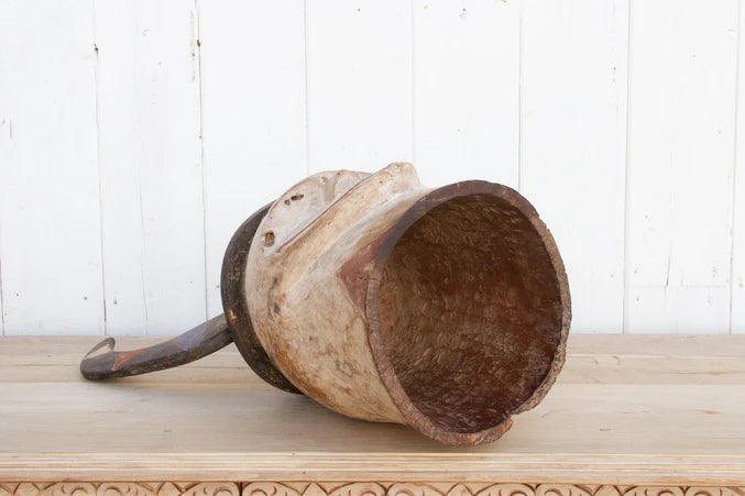 Rare Antique Punu Tribal Mask - RARE FIND - Horizon and Stone