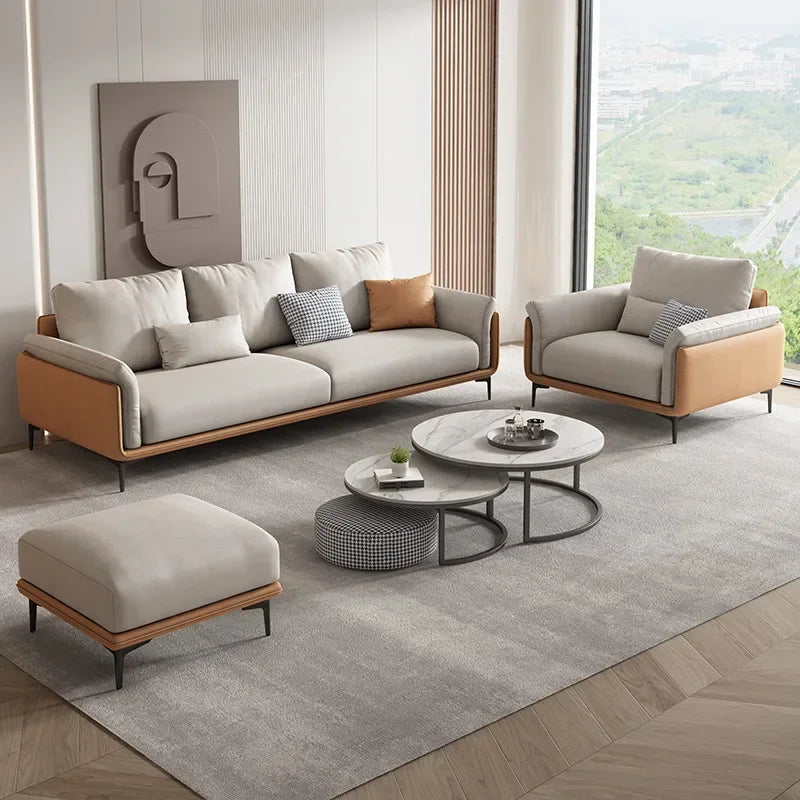 Oslon Sofa - Horizon and Stone