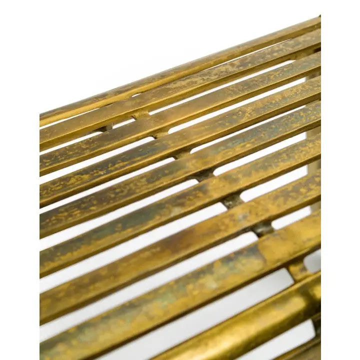 Aluminium Antique Gold Bench