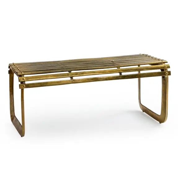 Aluminium Antique Gold Bench