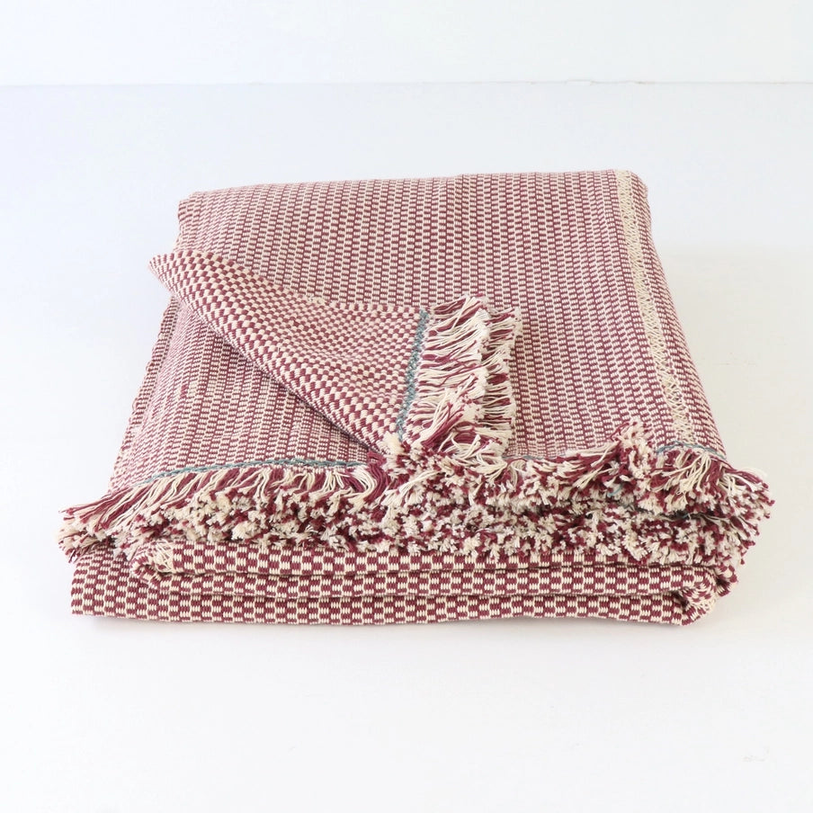Babillay Wine Blanket, Luxurious, Handwoven, Sustainable - LARGE - Horizon and Stone