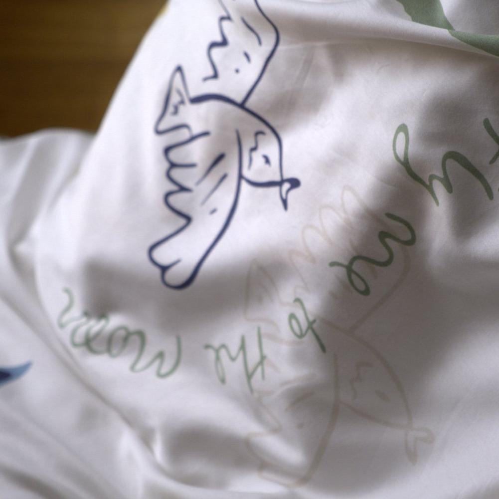 Fly me to the Moon - Reversible Duvet Set - Horizon and Stone