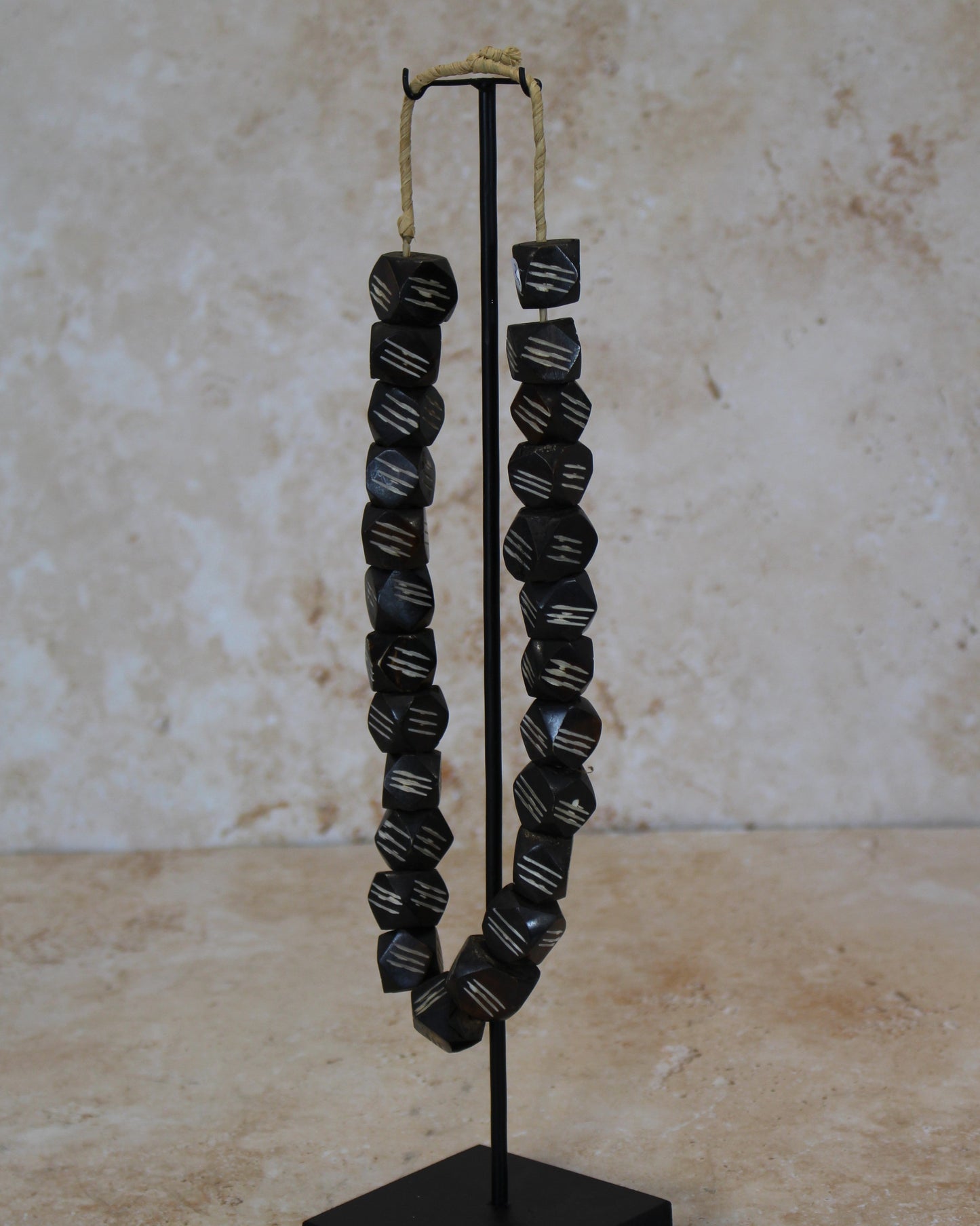 Kenya Bone Bead Necklace - 236.2 - Horizon and Stone
