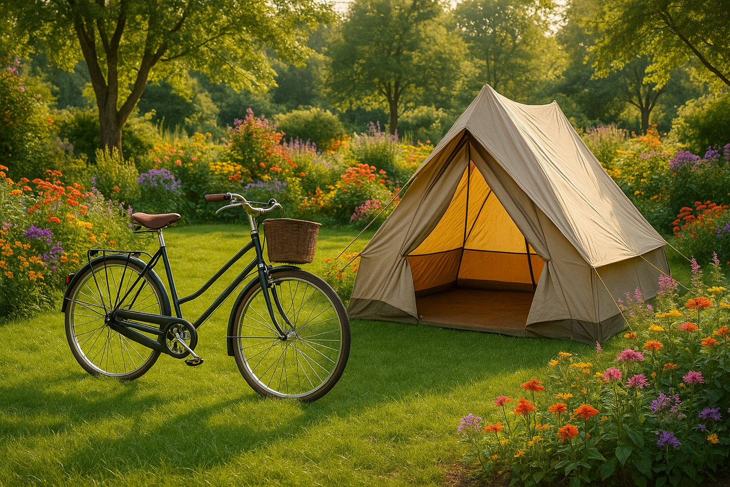 GARDEN, EXERCISE CAMPING