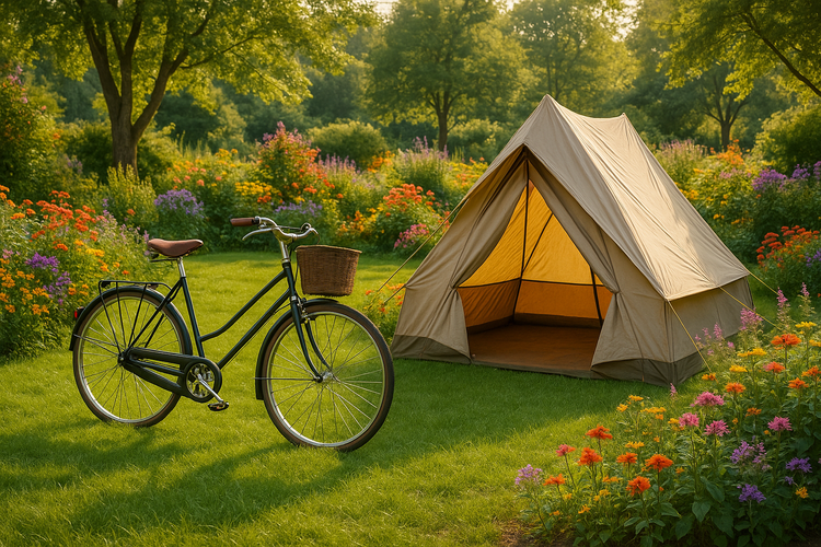 GARDEN, EXERCISE CAMPING