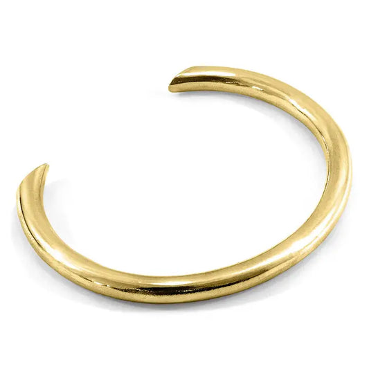 Samson Round Maxi Wayfarer 9ct Yellow Gold Bangle