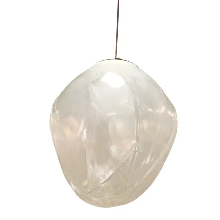 Broome Single Transparent Antique Glass Led Pendant Light Chandelier 22 cm | - Horizon and Stone 
