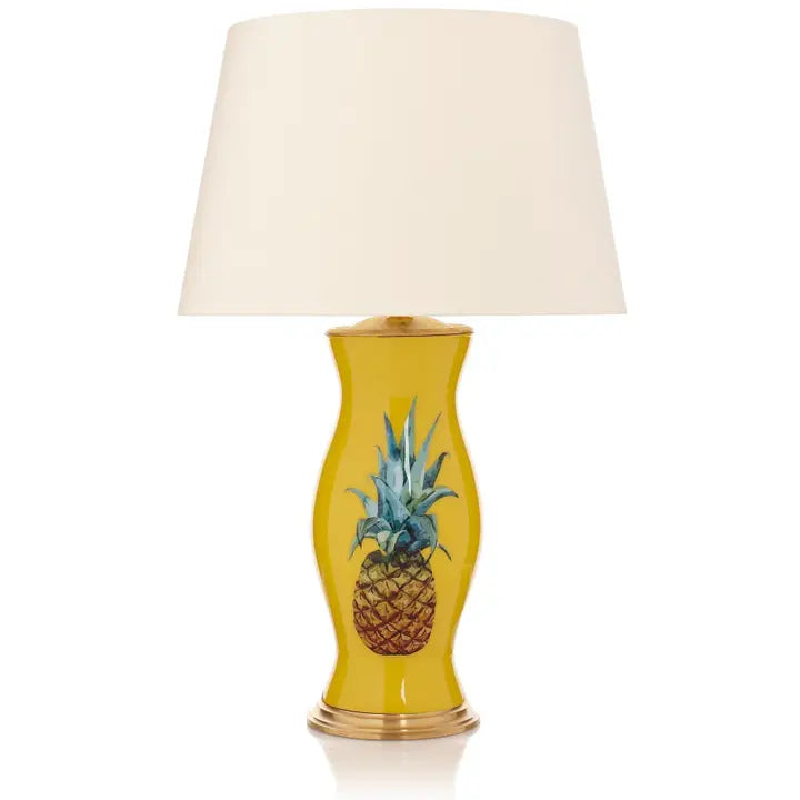Aloha Handmade Pineapple Design Glass Accent Lamp - NO LAMPSHADE