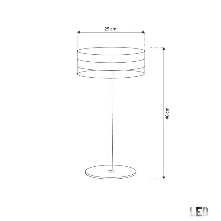 Berlin Platinum Stainless Transparent Glass Table Lamp - Horizon and Stone 