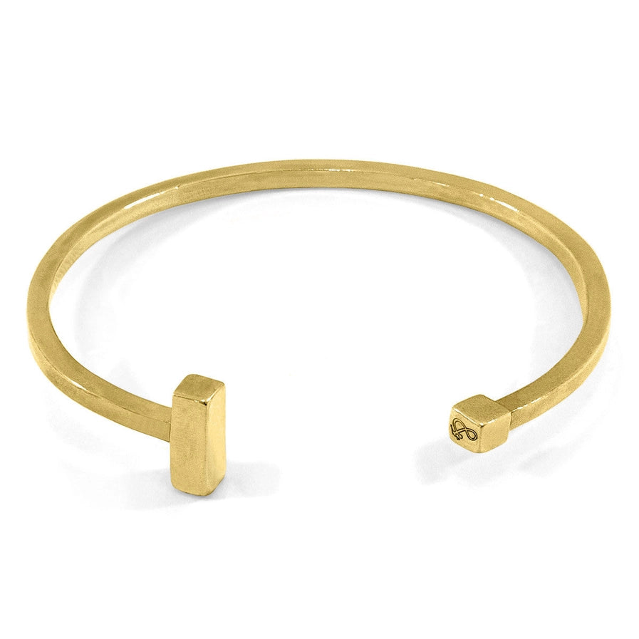 Faris Square Midi Wayfarer 9ct Yellow Gold Bangle