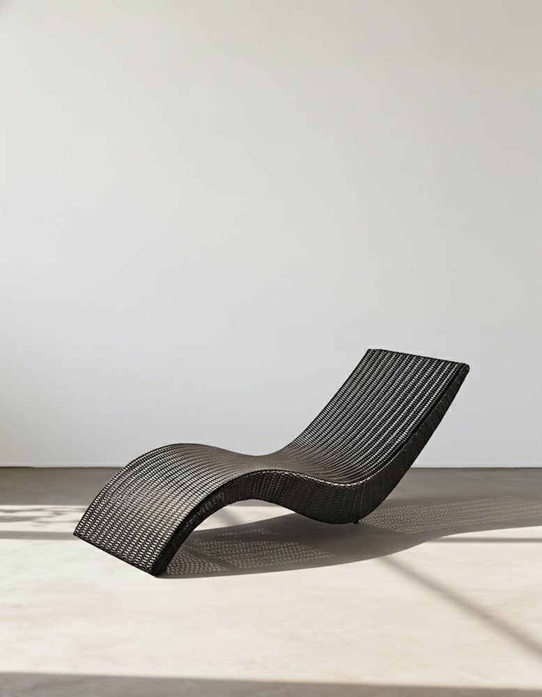 Barrow Outdoor Sun Lounger, Garden Lounger, PE Rattan - Horizon and Stone 