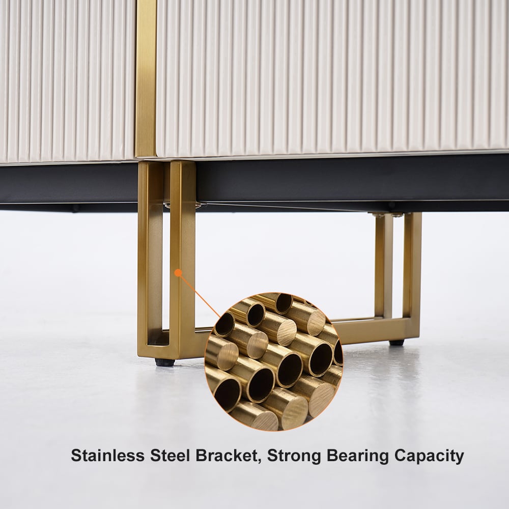 Grovyn 2000mm TV Stand & Nesting Coffee Table Set - Horizon and Stone 