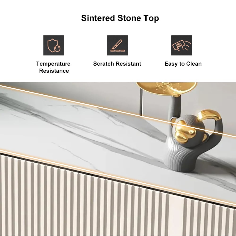 Grovyn 2000mm TV Stand & Nesting Coffee Table Set - Horizon and Stone 