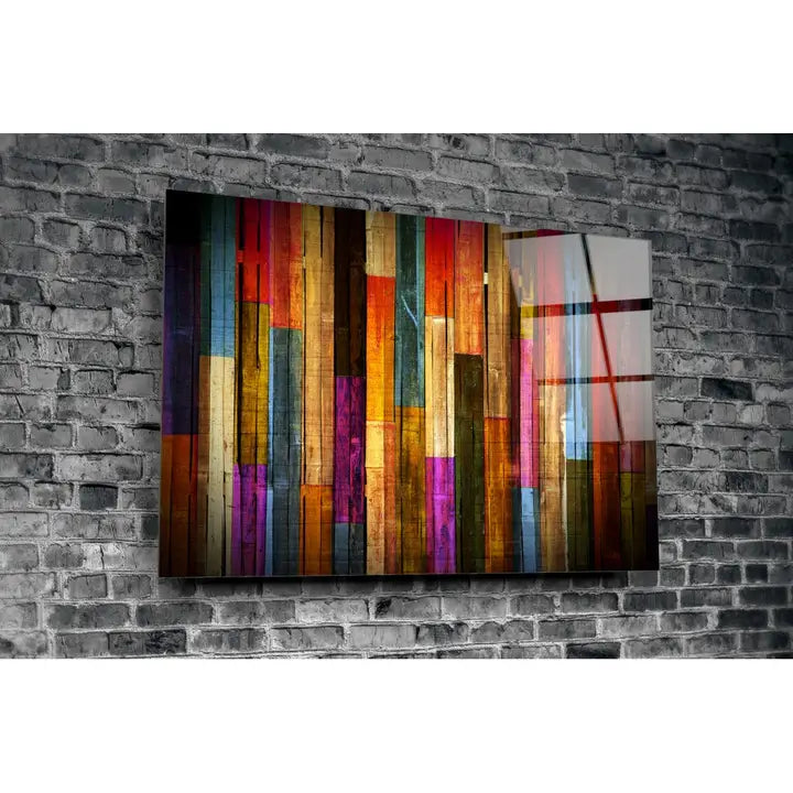 Painted Wood Glass Printing Wall Art Modern Decor Ideas For - Horizon and Stone 