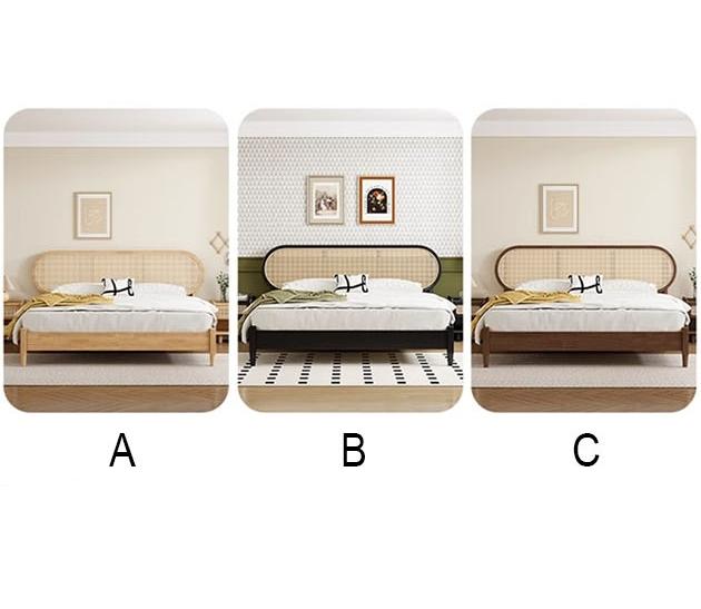 Barbara Queen Size, King Size, Super King Size Bed, Rattan - Horizon and Stone 