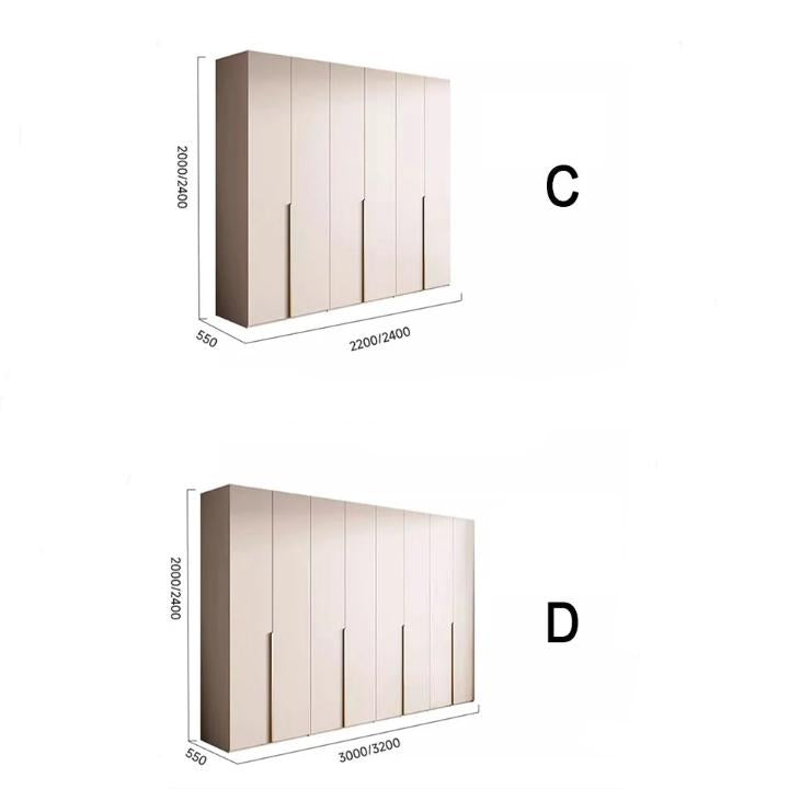 Sid Wardrobe, Creamy White - Horizon and Stone 