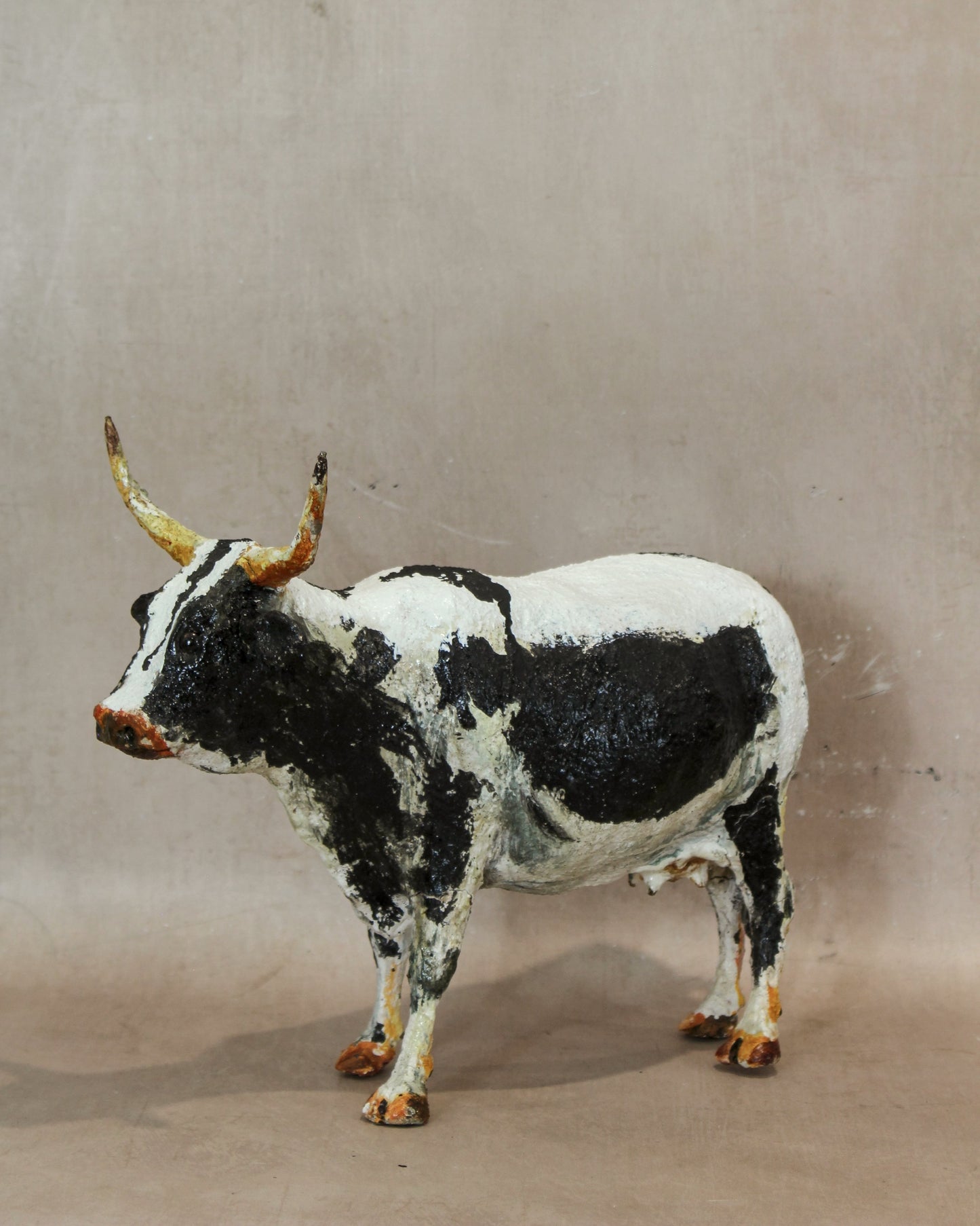 Paper Mache Nguni Cow - 185.4 - Horizon and Stone 
