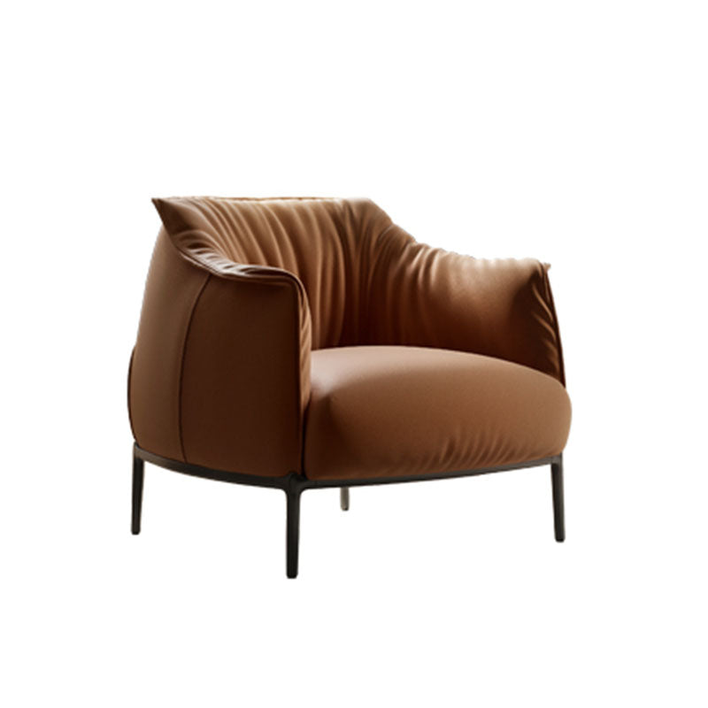 Joseph Armchair, Leather - Horizon and Stone 