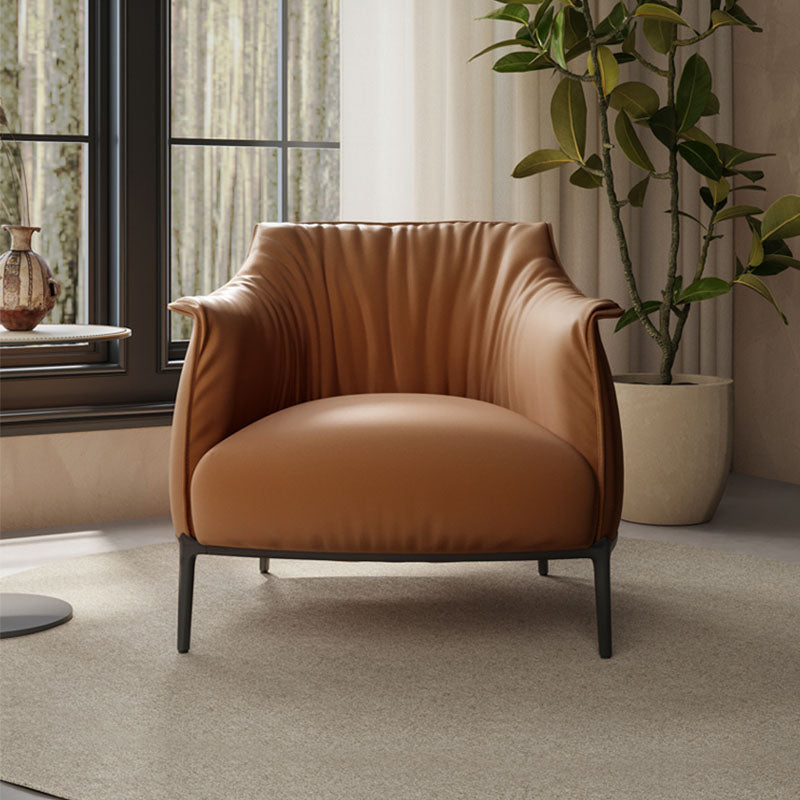 Joseph Armchair, Leather - Horizon and Stone 