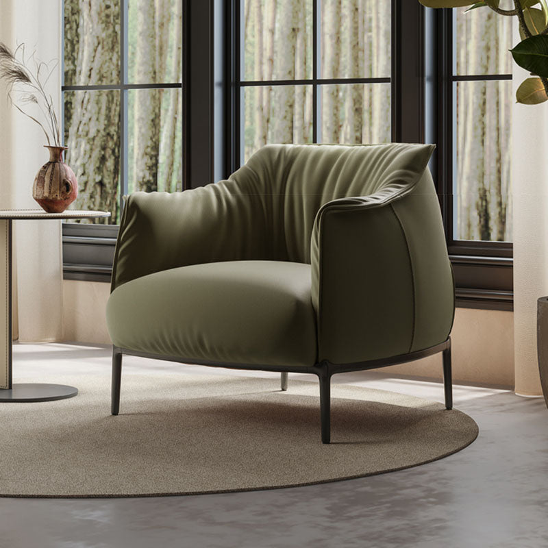 Joseph Armchair, Leather - Horizon and Stone 