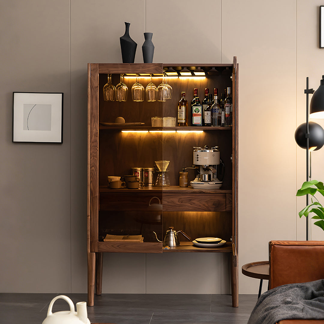 Anisimov Cabinet, Wine Storage With Wine Rack - Horizon and Stone 