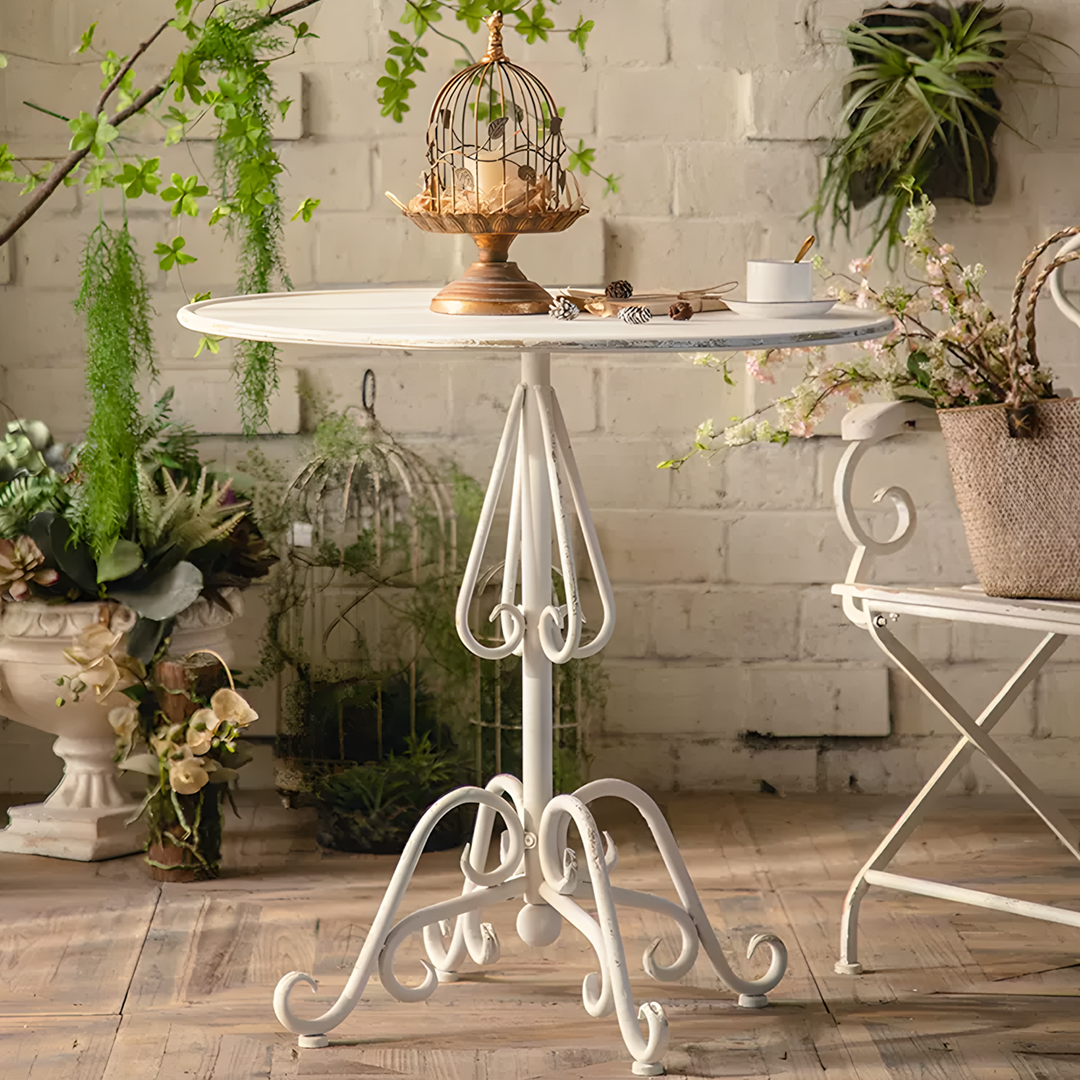 Antonia Outdoor Garden Dining Table Set, Iron - Horizon and Stone 