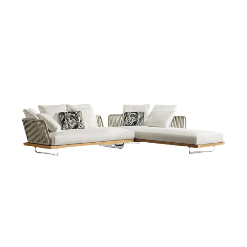 Phyllis Rattan Outdoor Sofa Set, Two Seater Sofa, Outdoor Furniture, Grey - Horizon and Stone 