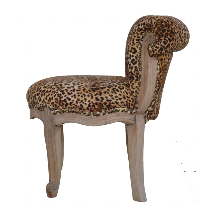 Tiger Printed Studded Chair - Horizon and Stone 