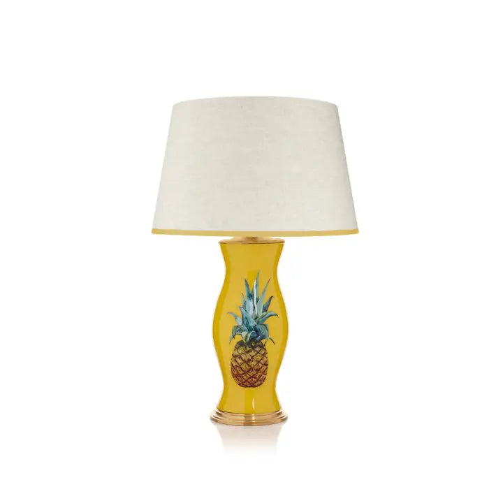 Aloha Handmade Pineapple Design Glass Accent Lamp - NO LAMPSHADE