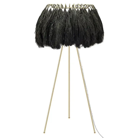 Mineheart –  Feather Floor  Black Lamp - Horizon and Stone 