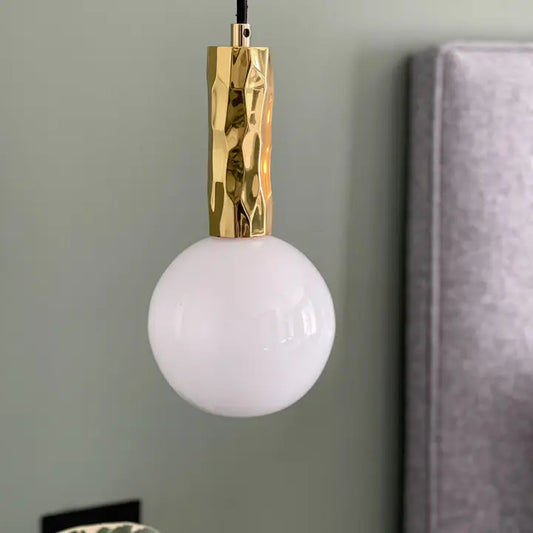 Kyoto 3 Drop Pendant Light Brass with Clear Glass