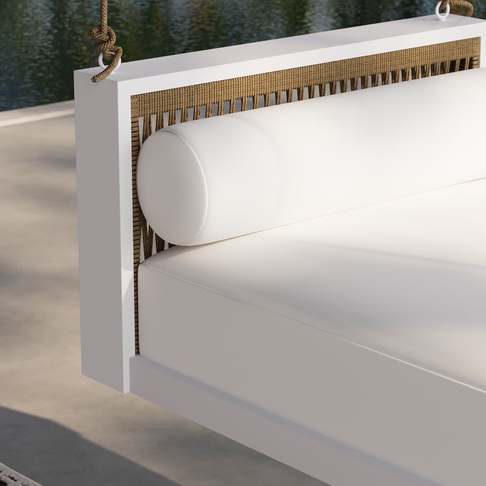 Outdoor Garden Swing Daybed with Cushion - Horizon and Stone 