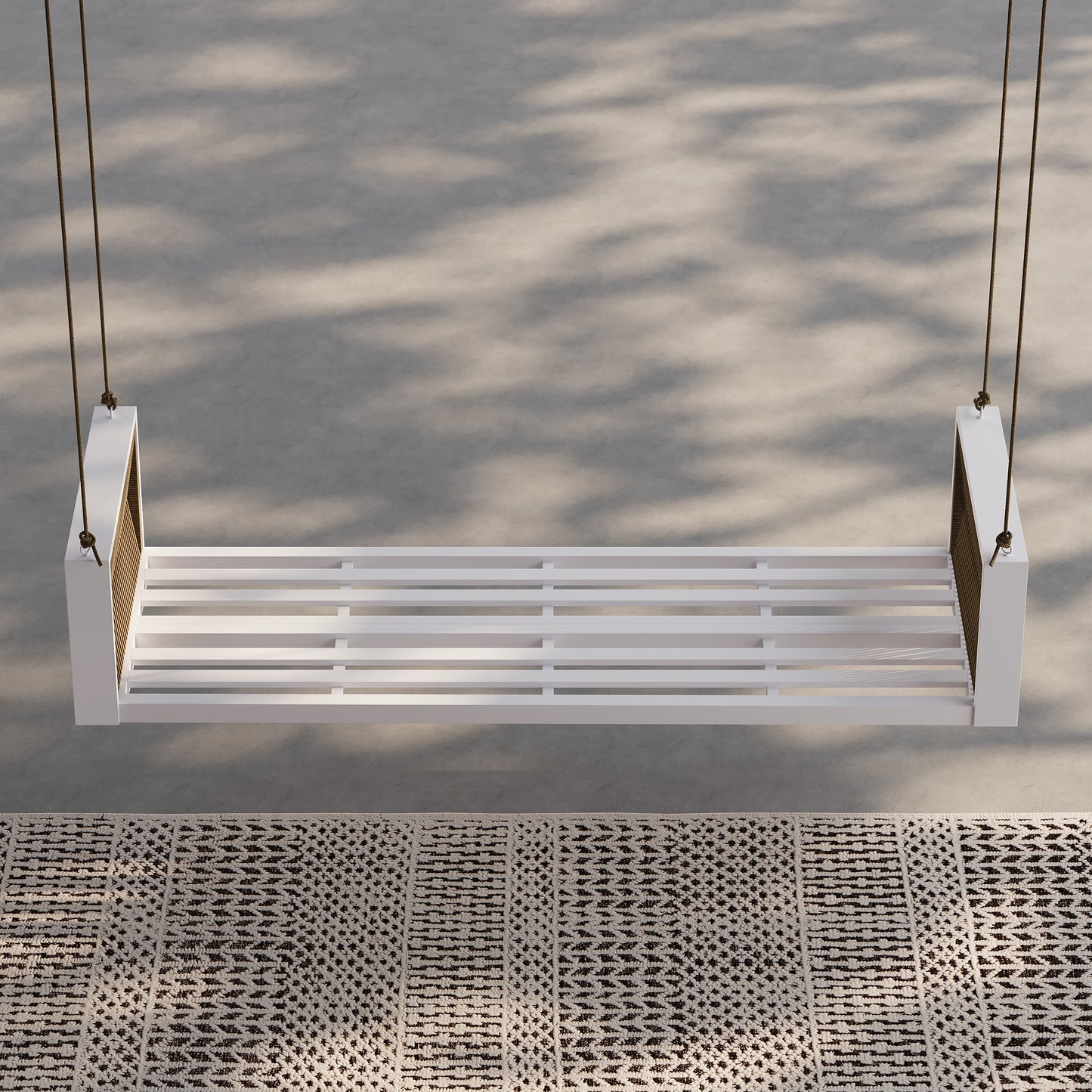 Outdoor Garden Swing Daybed with Cushion - Horizon and Stone 