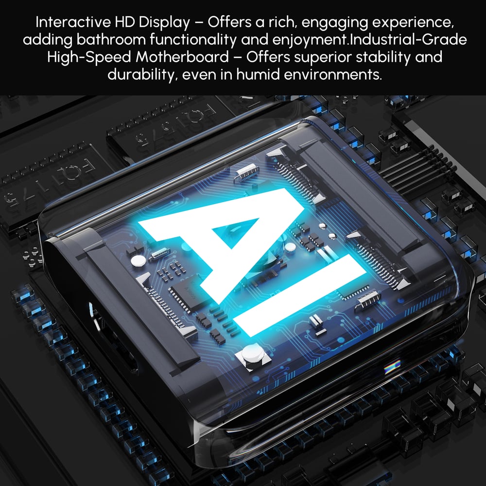 1200mm x 700mm Smart Bathroom Mirror Waterproof Touchscreen with Multi-Function - Horizon and Stone 