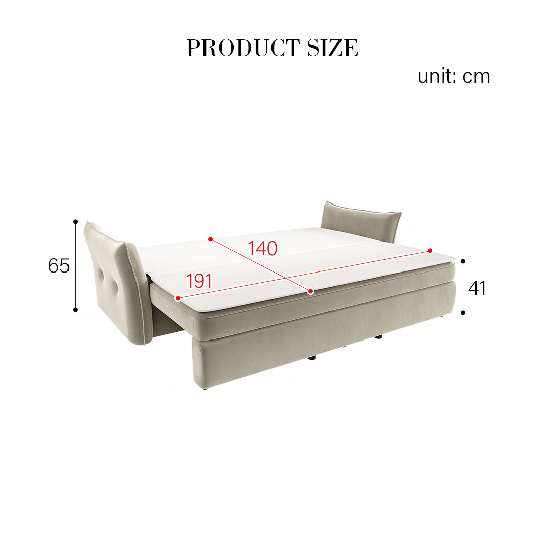 Matsuoka Two Seater Sofa Bed, Pull Out Sleeper Sofa Bed - Horizon and Stone 