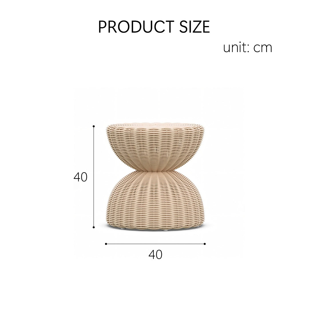 Hodge Outdoor Lounge Chair, Rattan - Horizon and Stone 