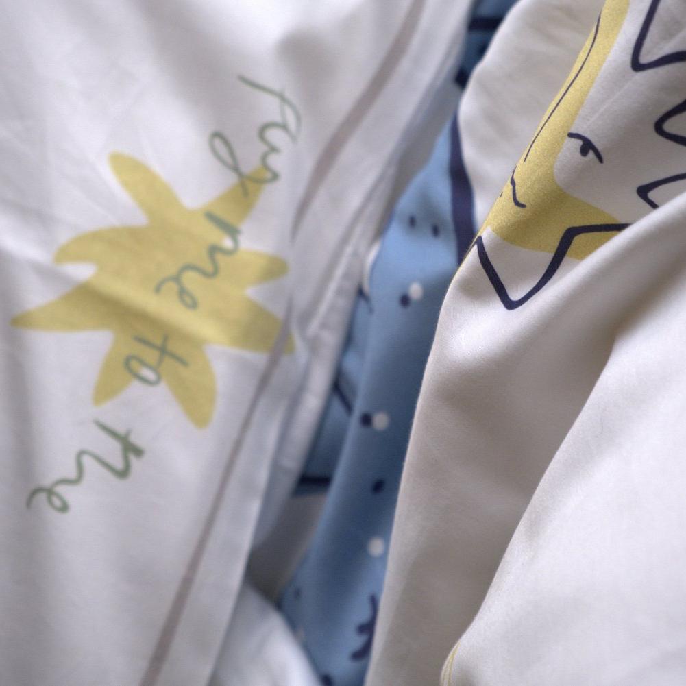 Fly me to the Moon - Reversible Duvet Set - Horizon and Stone 