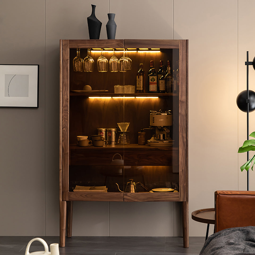 Anisimov Cabinet, Wine Storage With Wine Rack - Horizon and Stone 
