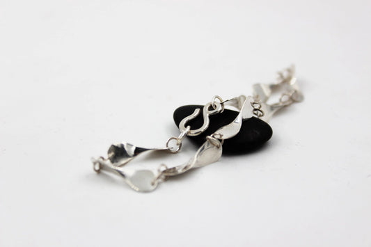 PetalChain Bracelet  MEDIUM  2.5 MM - Horizon and Stone 
