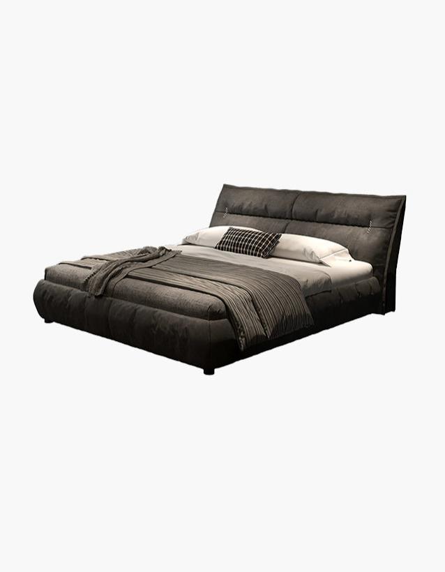 Raj King Size, Super King Size Bed With Storage, Dark Grey - Horizon and Stone 