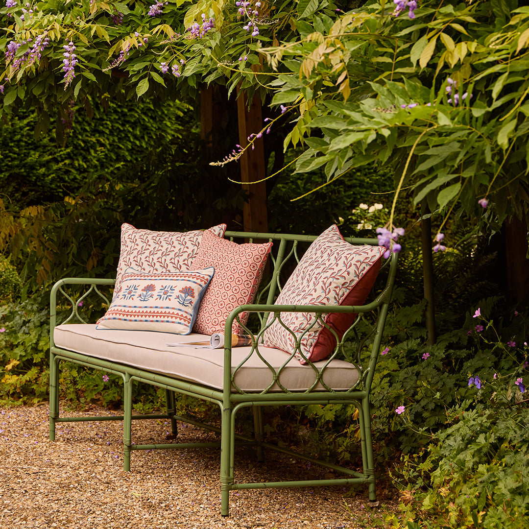Rizzo Garden Outdoor Sofa Set, Green - Horizon and Stone 