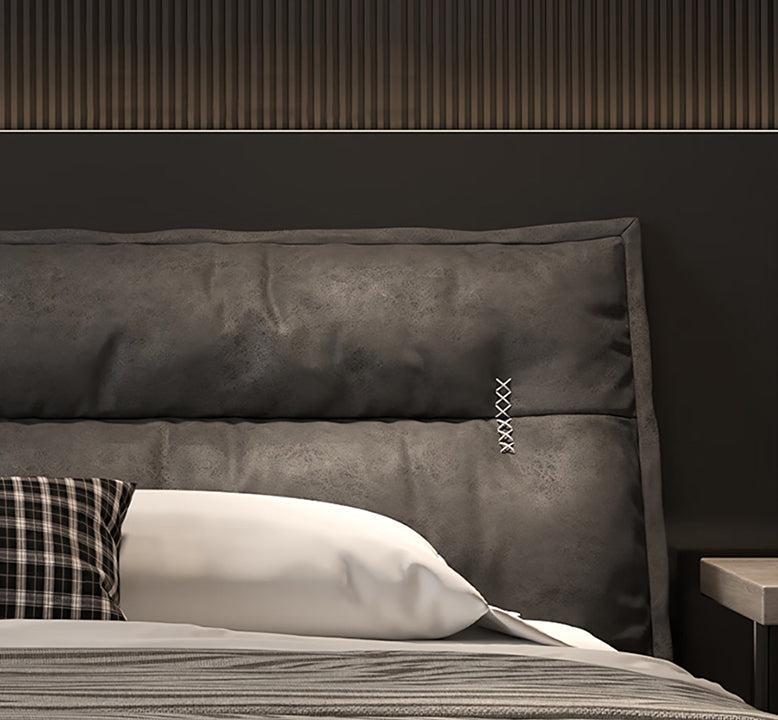 Raj King Size, Super King Size Bed With Storage, Dark Grey - Horizon and Stone 