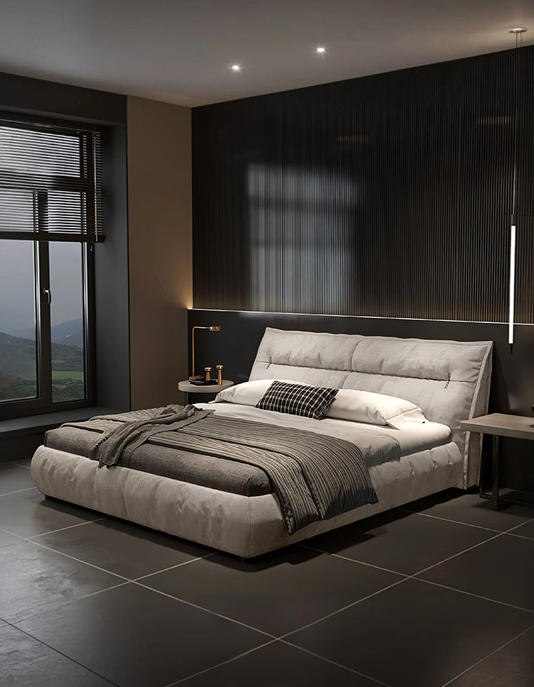 Raj King Size, Super King Size Bed With Storage, Dark Grey - Horizon and Stone 