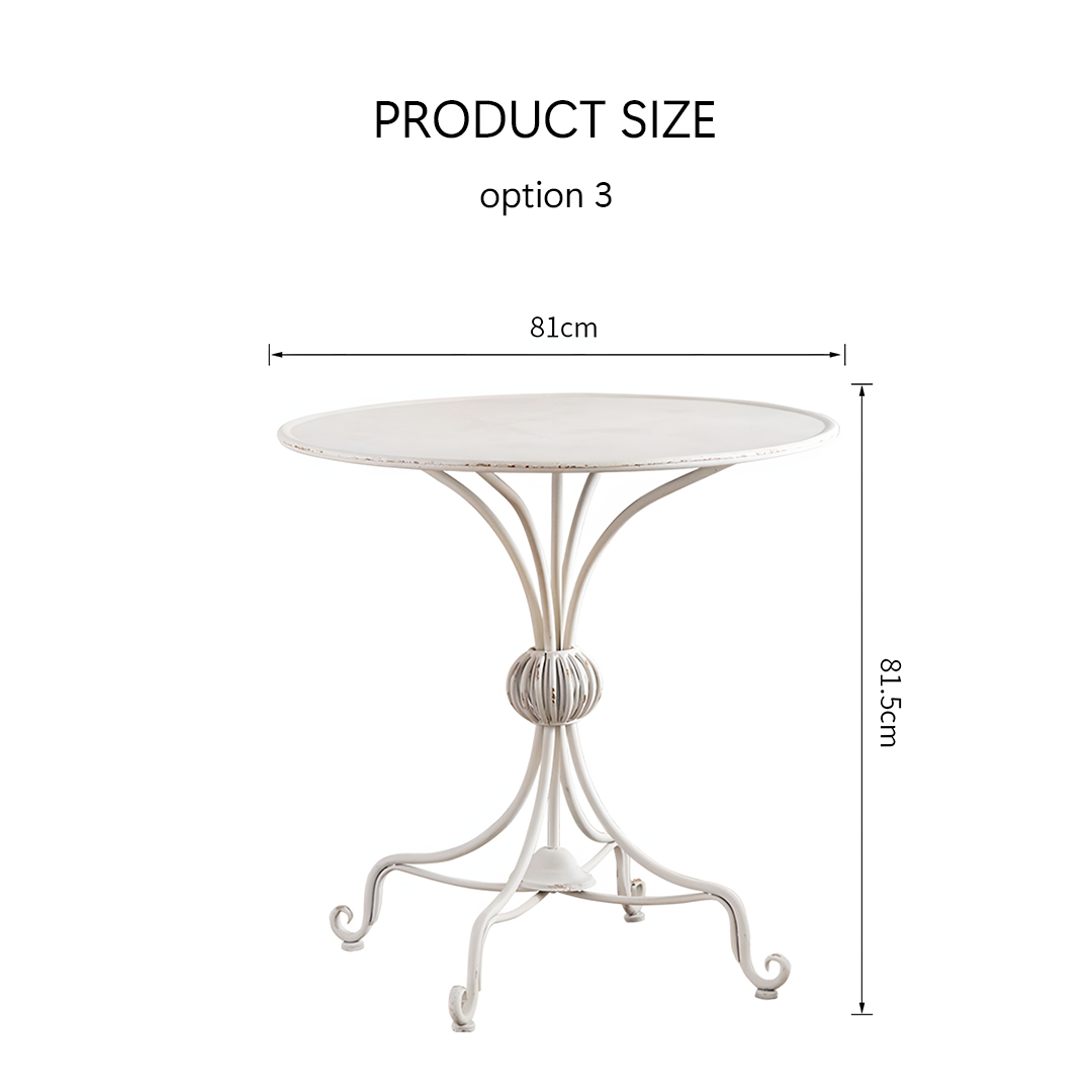 Antonia Outdoor Garden Dining Table Set, Iron - Horizon and Stone 